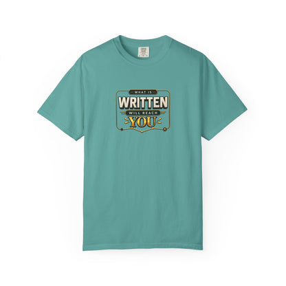 Inspirational 'Written Will Reach You' Graphic T-Shirt