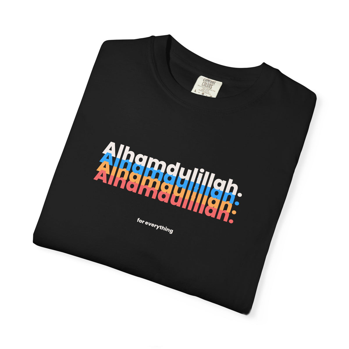 Alhamdulillah Repeat Script T-Shirt — Faith-Inspired Casual Tee
