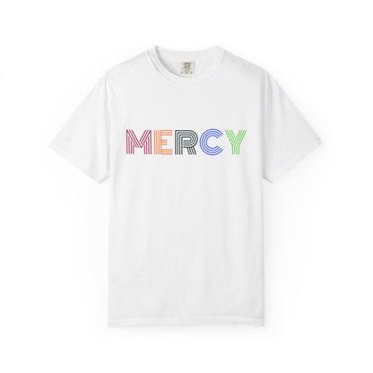 Mercy Multi Color Letters T-Shirt