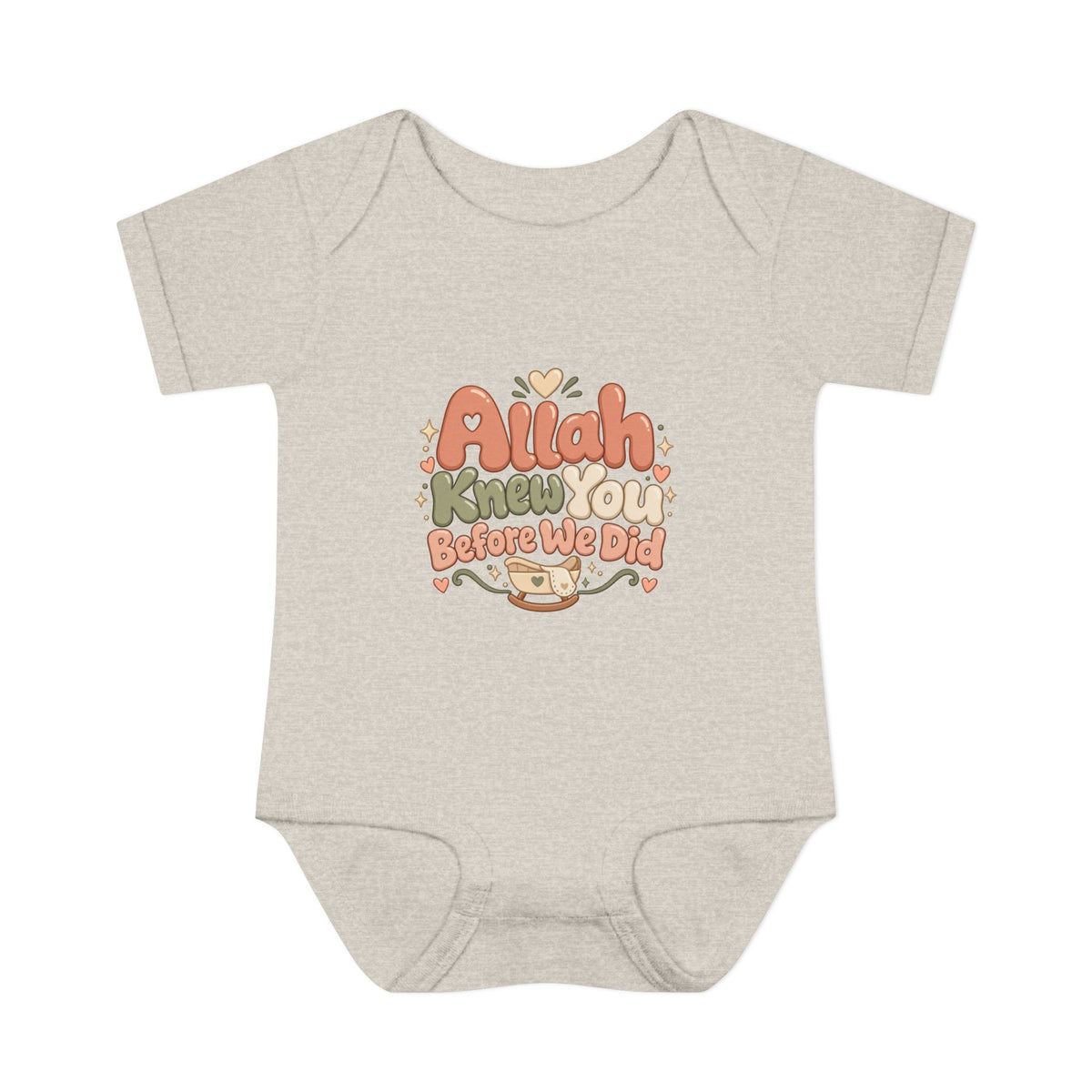 Infant Bodysuit – "Allah Knew You Before We Did" Muslim Baby Onesie