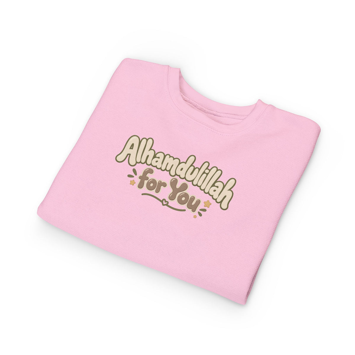 Alhamdulillah For You Toddler Sweatshirt – Cute Islamic Kids Pullover