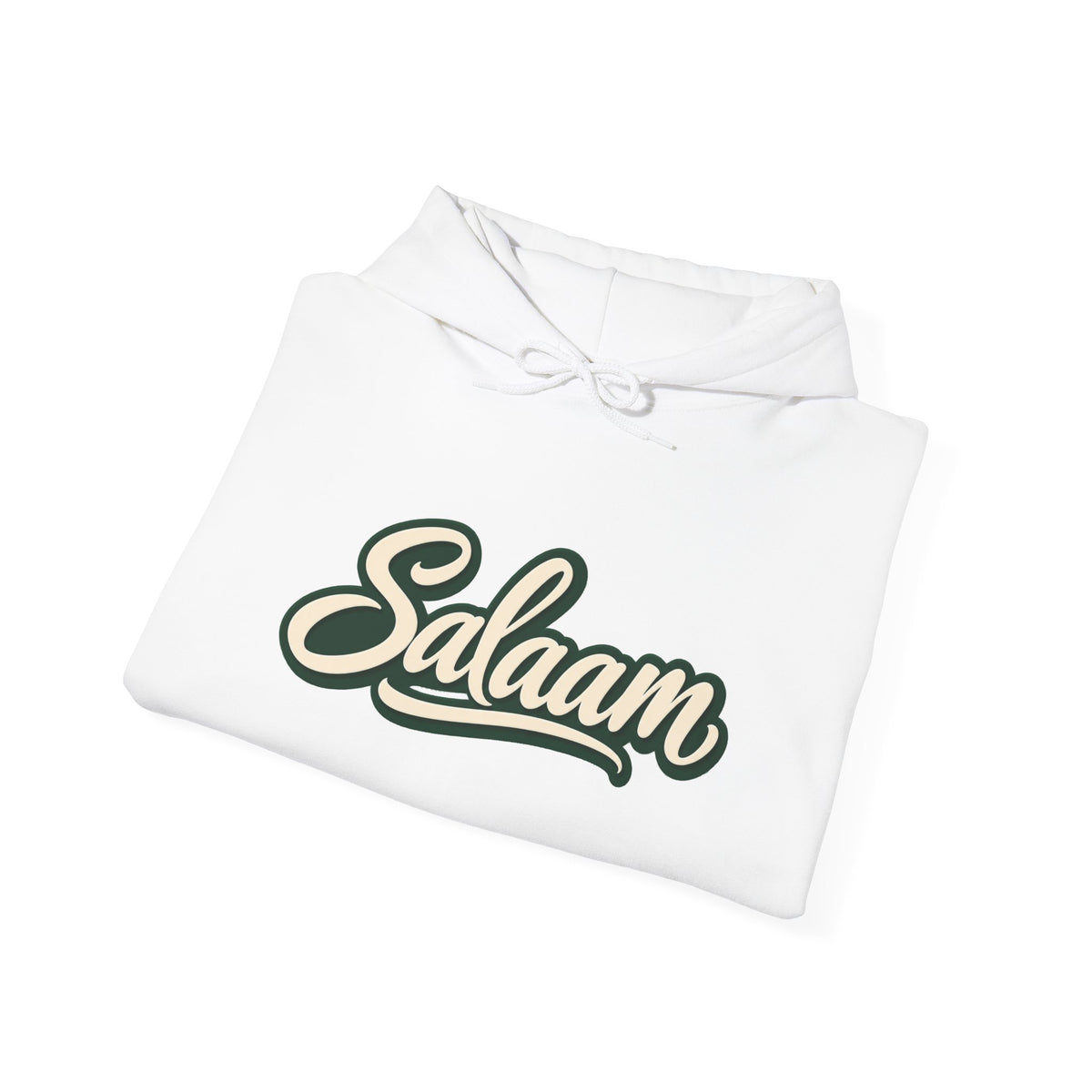 Salaam Hoodie — "Carry Peace Wherever You Go" Cozy Islamic Greeting Sweatshirt