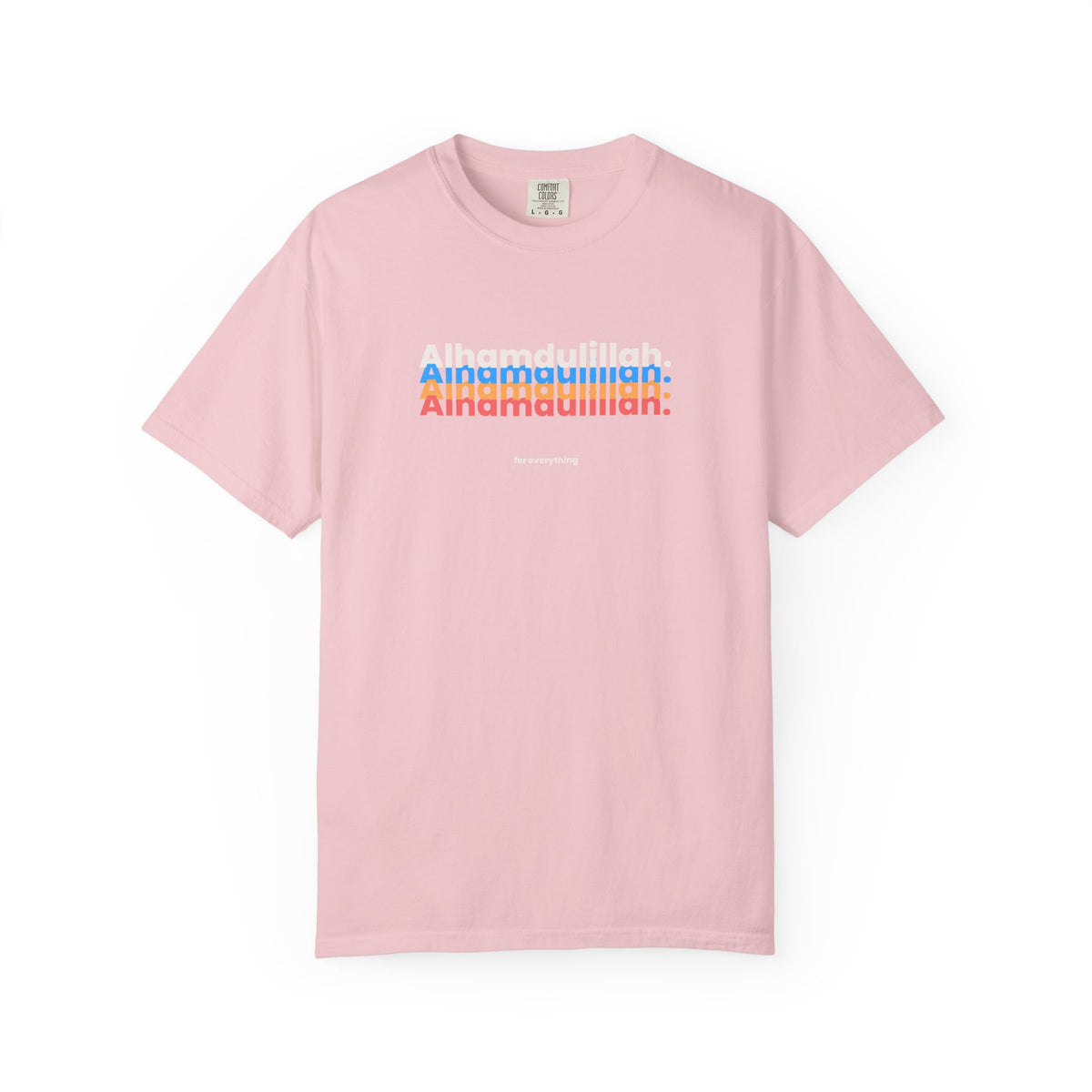 Alhamdulillah Repeat Script T-Shirt — Faith-Inspired Casual Tee