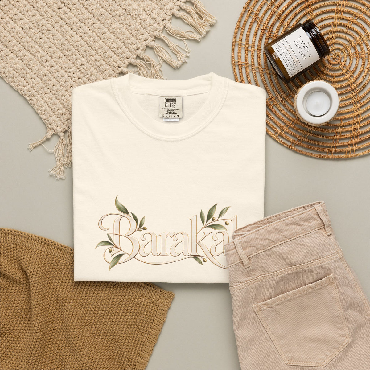 Barakah Floral Script T-Shirt