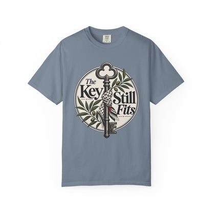 Key Still Fits T-Shirt — Vintage Skeleton Key Graphic Tee