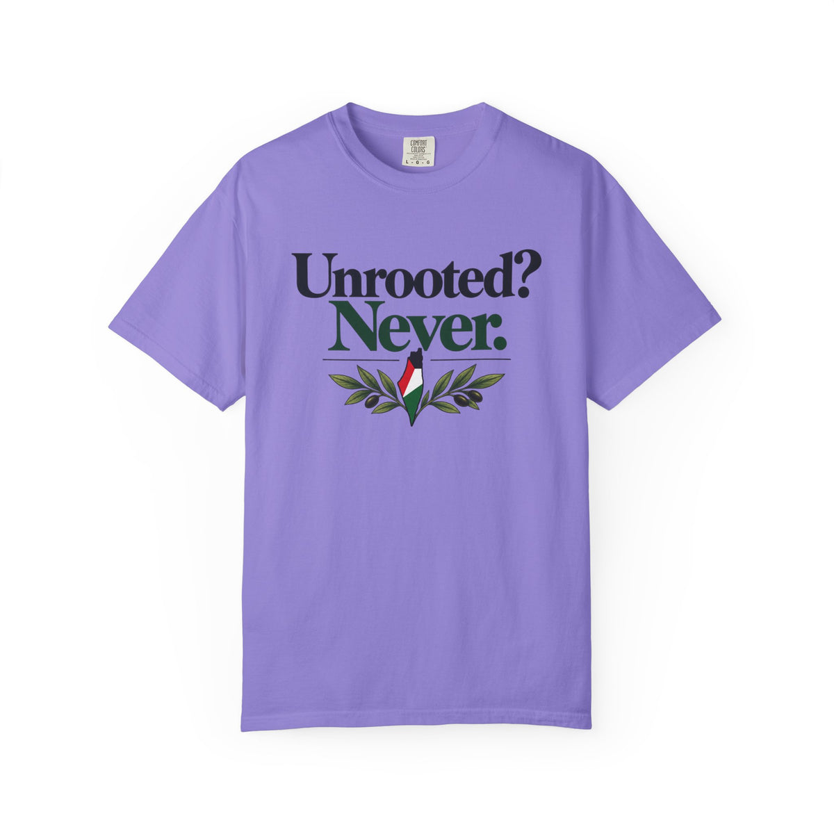 Unrooted? Never. T-Shirt — Botanical Resilience Graphic Tee