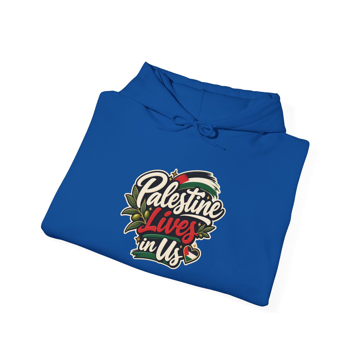 Hoodie — "Palestine Lives in Us" Graphic Hoodie
