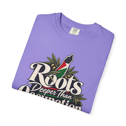 T-Shirt — "Roots Deeper Than Occupation" Heritage Graphic Tee