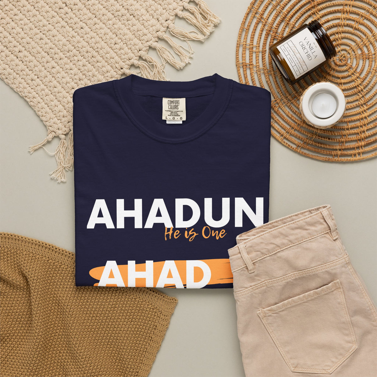 Ahadun Ahad T‑Shirt — Islamic Faith Statement Tee