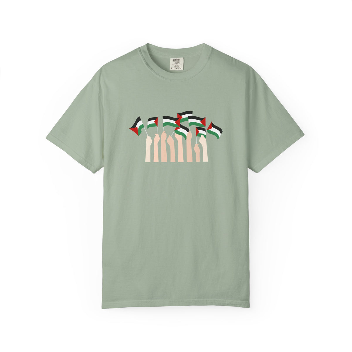 Palestine Flags T-Shirt — Minimal Graphic Tee