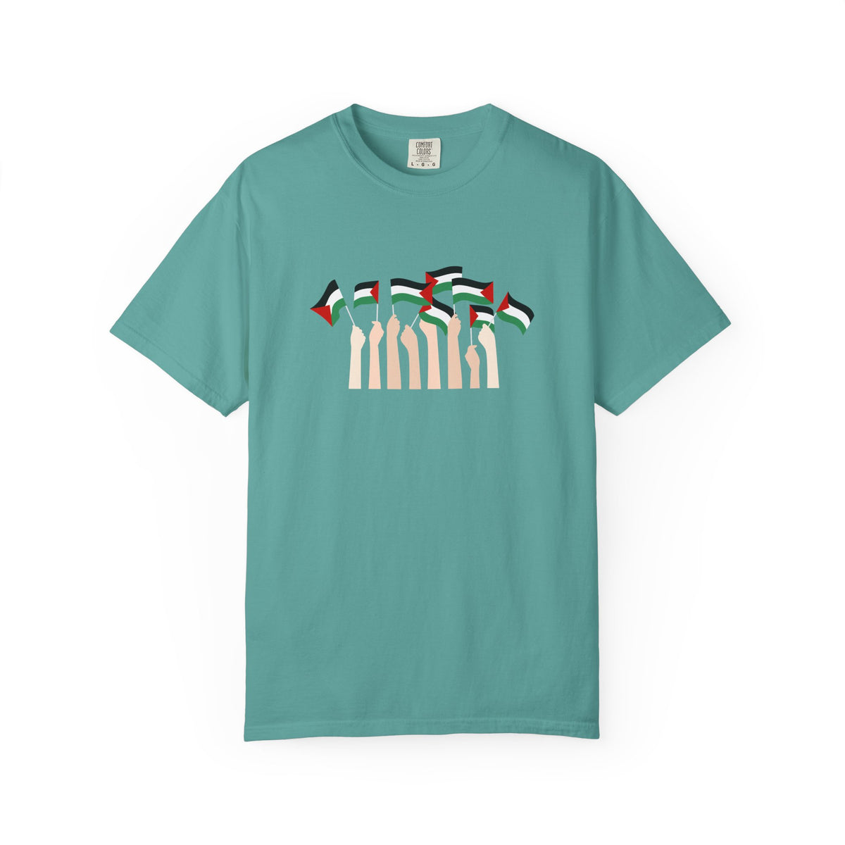 Palestine Flags T-Shirt — Minimal Graphic Tee