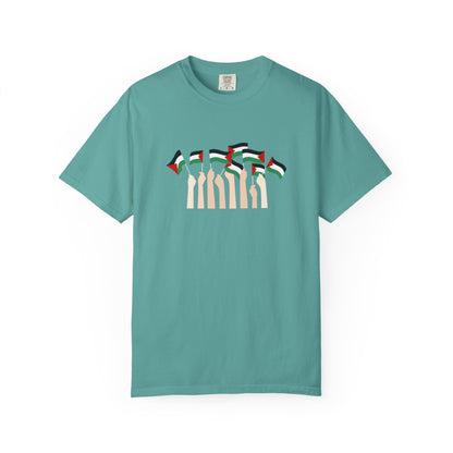Palestine Flags T-Shirt — Minimal Graphic Tee