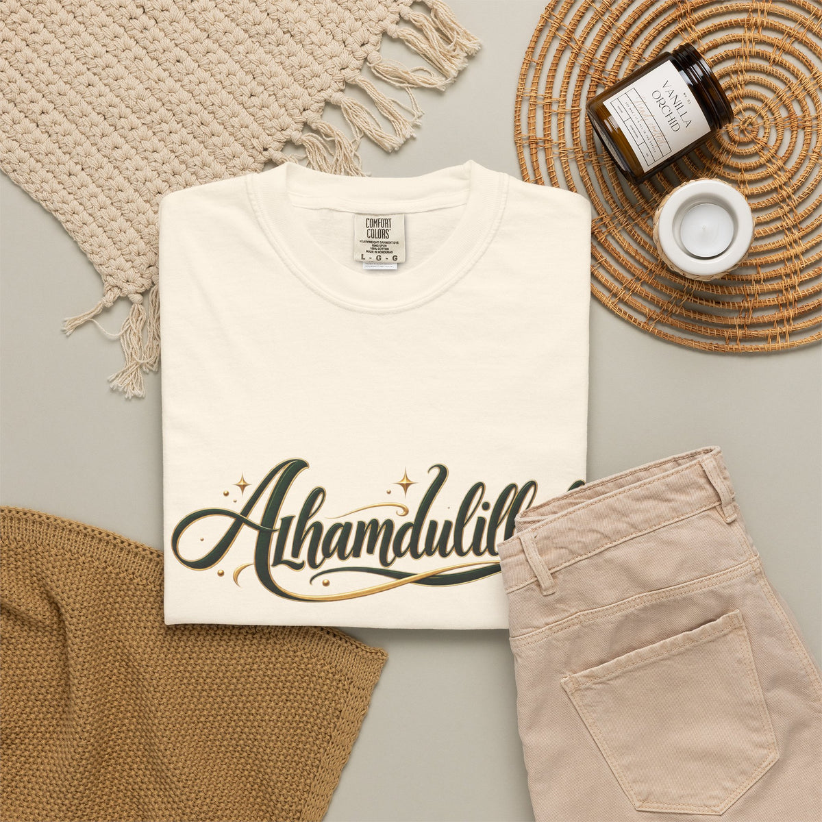 Alhamdulillah Script T-Shirt