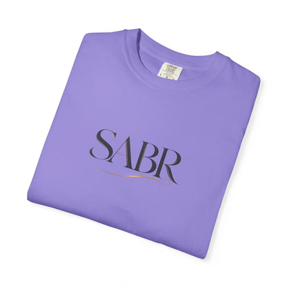 SABR Minimalist Script T-Shirt — Elegant Faith-Inspired Tee