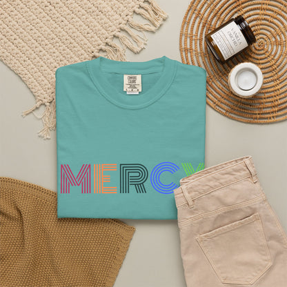 Mercy Multi Color Letters T-Shirt