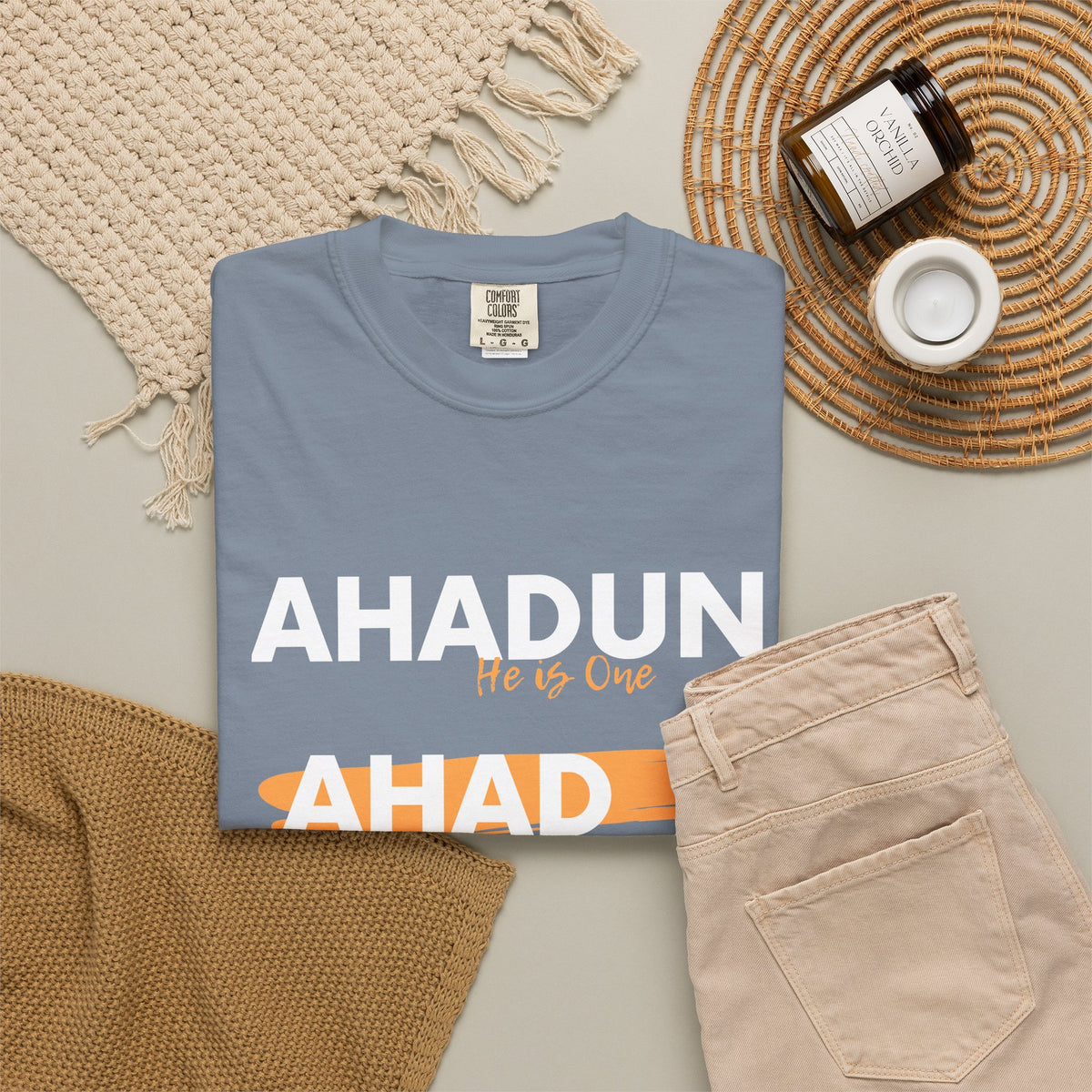 Ahadun Ahad T‑Shirt — Islamic Faith Statement Tee
