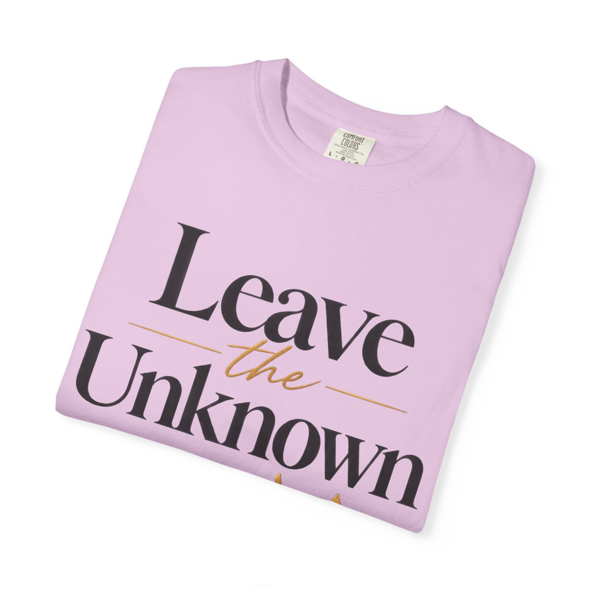 Leave the Unknown With Allah T-Shirt — Islamic Faith Inspirational Tee