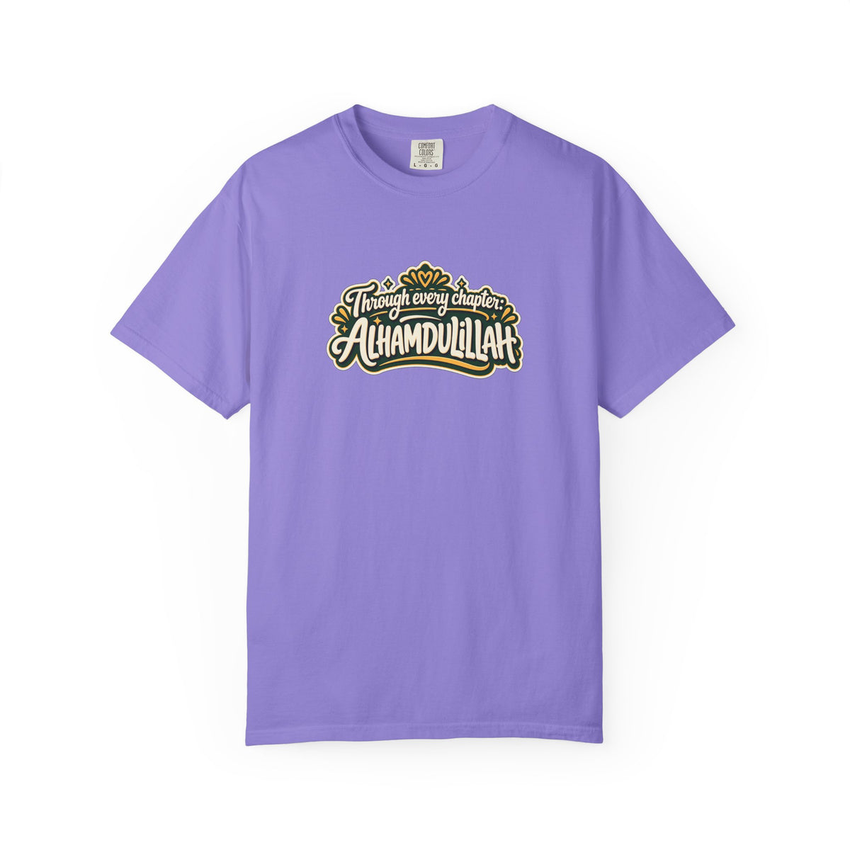 Alhamdulillah Graphic T-Shirt — 'Through Every Chapter' Tee