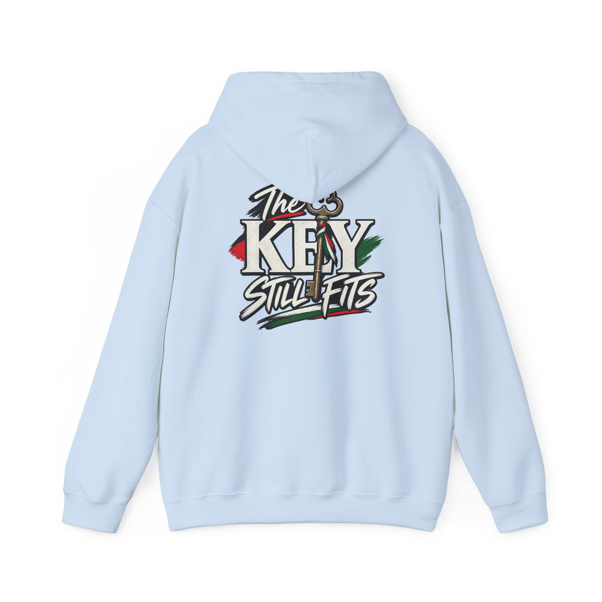 Hoodie — 'The Key Still Fits' Retro Script Logo Pullover
