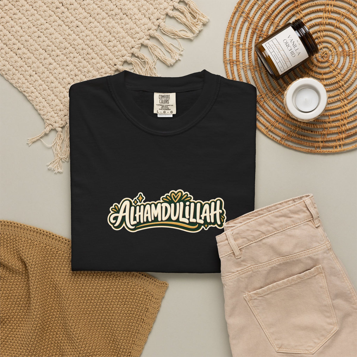 Alhamdulillah Script T-Shirt