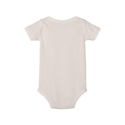 Infant One-Piece Bodysuit with Red Heart — Cute Baby Valentine or Everyday Gift