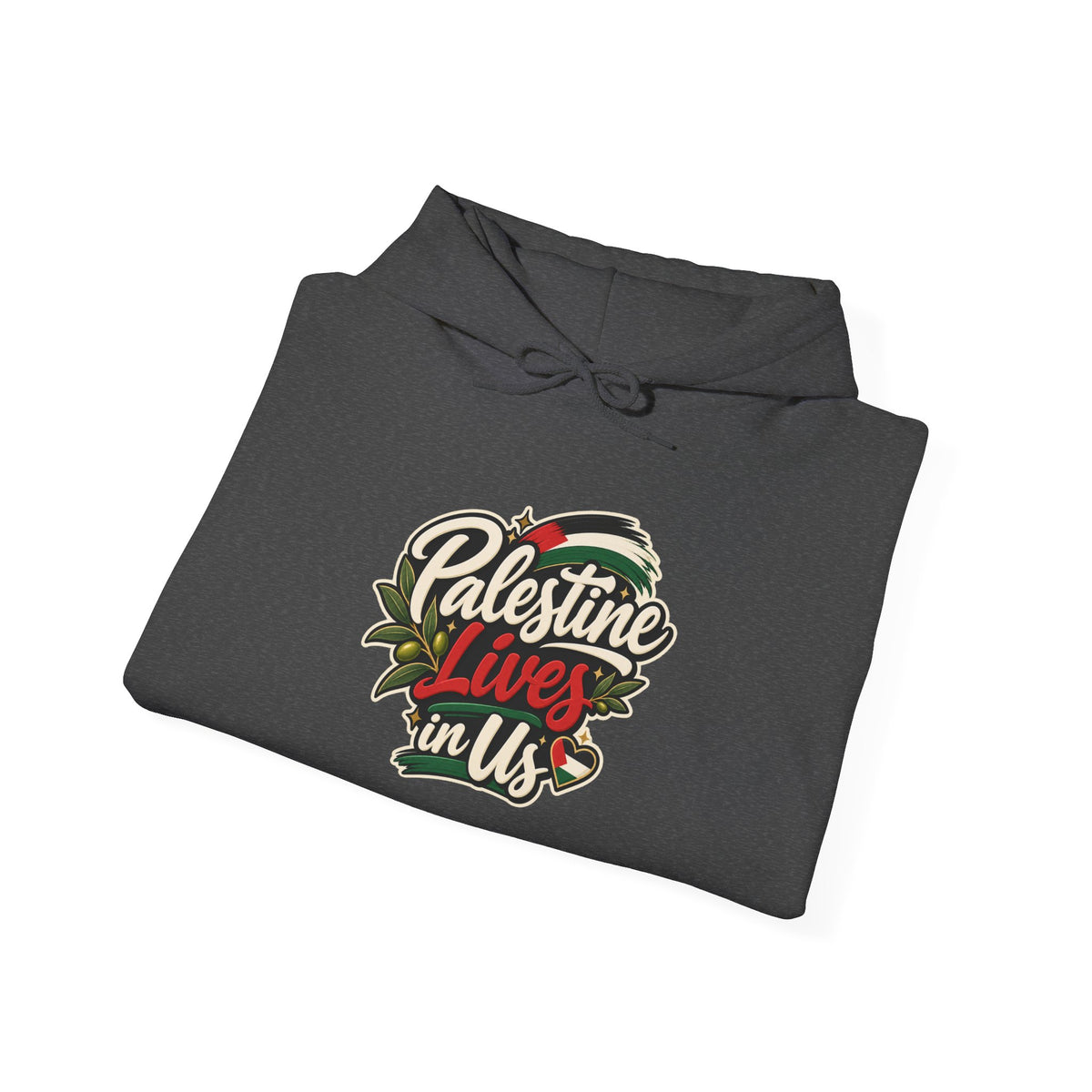 Hoodie — "Palestine Lives in Us" Graphic Hoodie