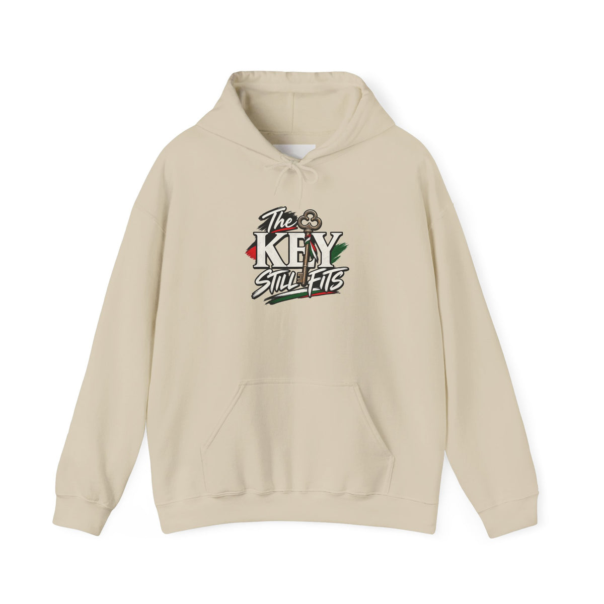 Hoodie — 'The Key Still Fits' Retro Script Logo Pullover