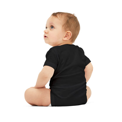 Infant One-Piece Bodysuit with Red Heart — Cute Baby Valentine or Everyday Gift