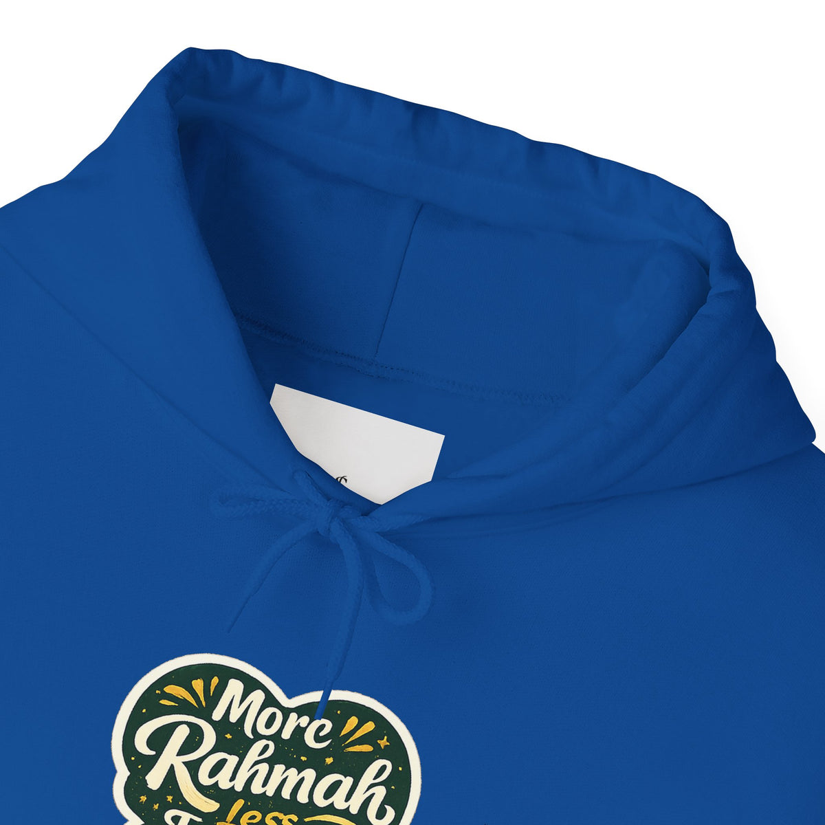 Hoodie — “More Rahmah Less Judgment” Inspirational Islamic Comfort Hoodie