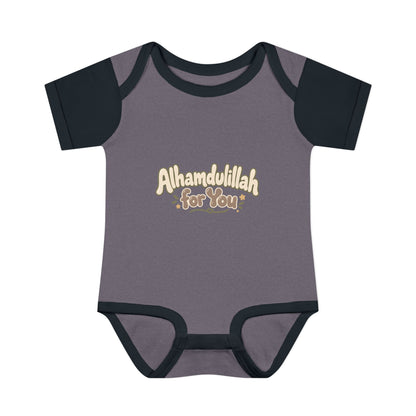“Alhamdulillah for You” Baby Bodysuit — Newborn Islamic Celebration Onesie