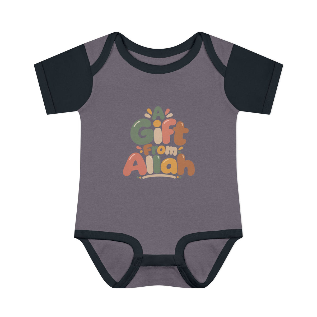 Infant Bodysuit — "A Gift From Allah" Baby Onesie, Islamic Newborn Gift