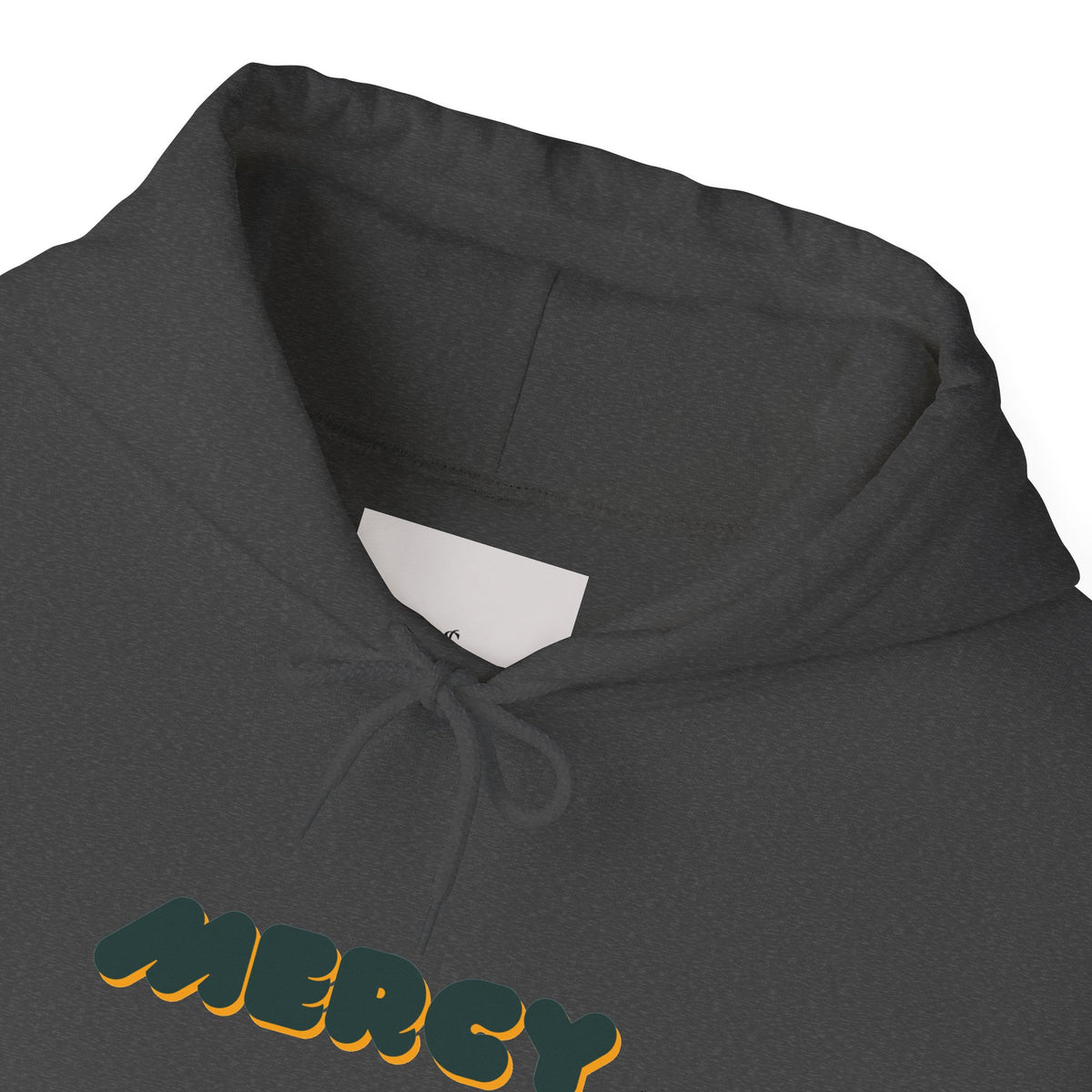 Mercy Retro Bubble Hoodie — Vintage-Inspired Mercy Graphic Sweatshirt