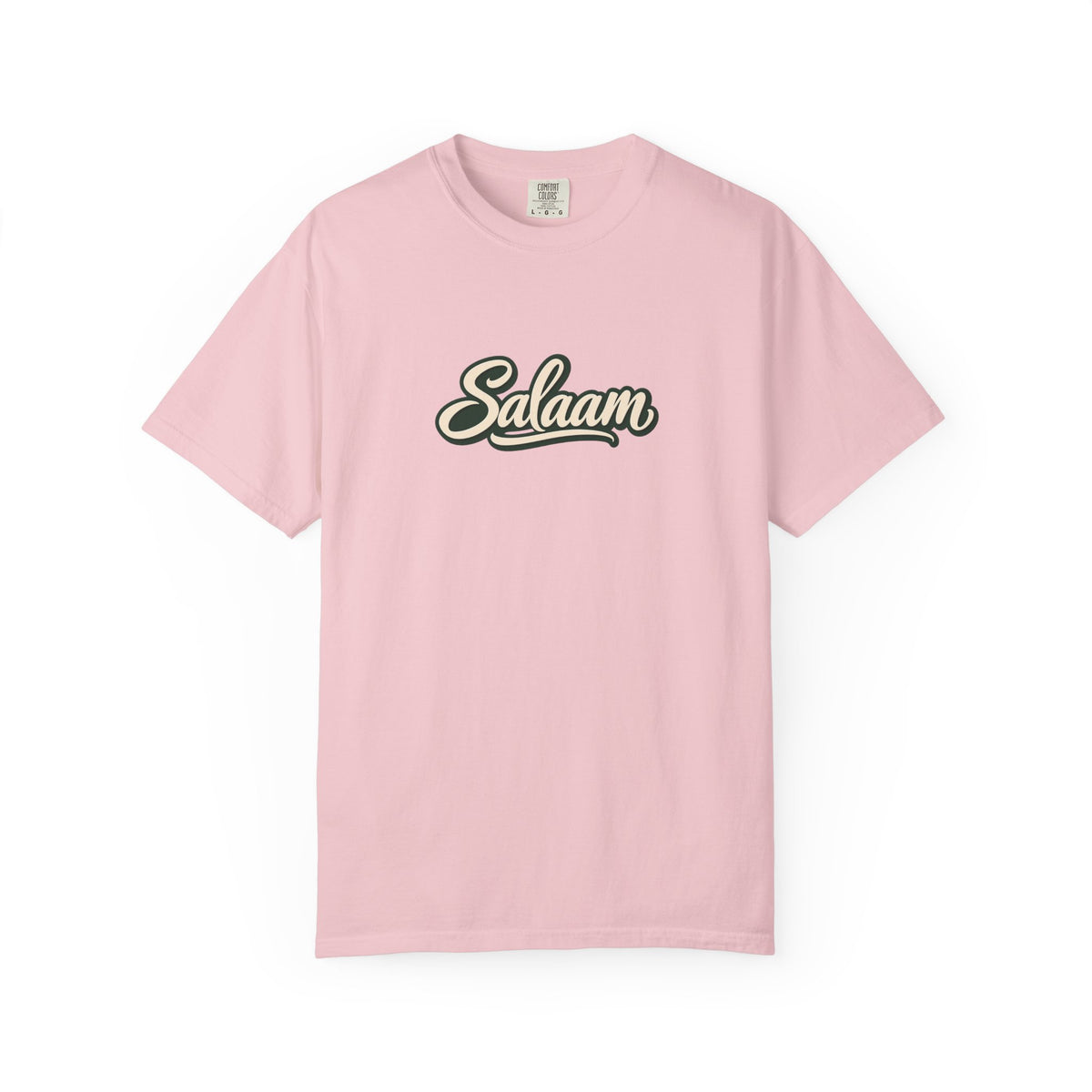 Salaam Script T-Shirt — Casual Islamic Greeting Tee