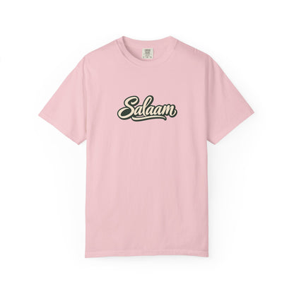 Salaam Script T-Shirt — Casual Islamic Greeting Tee