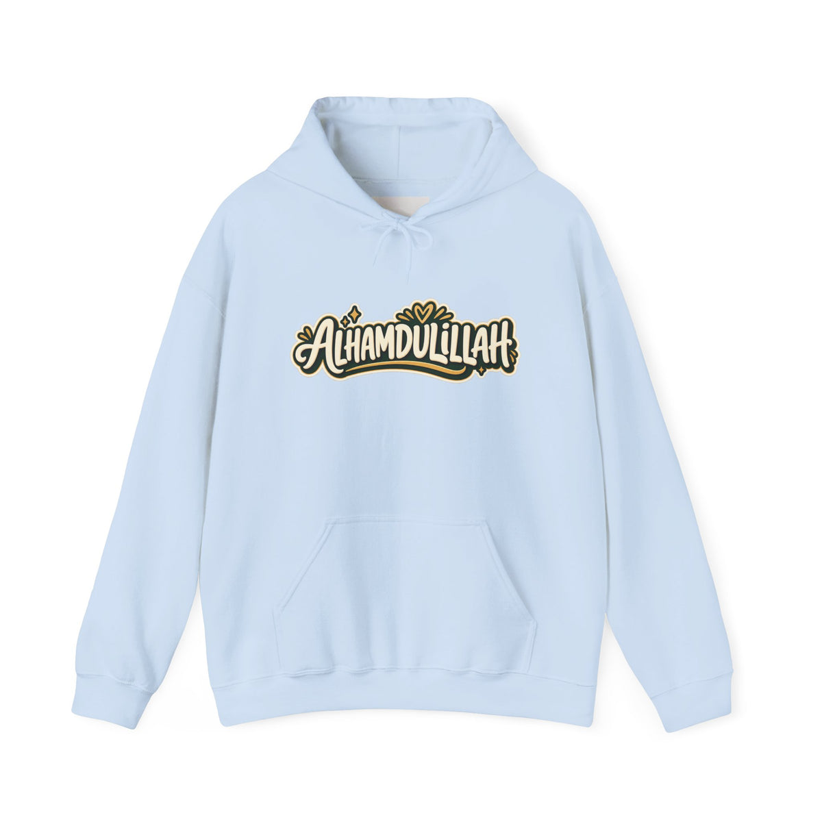 Alhamdulillah Hoodie — 'Through Every Chapter' Inspirational Islamic Pullover