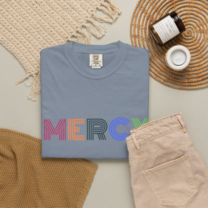 Mercy Multi Color Letters T-Shirt