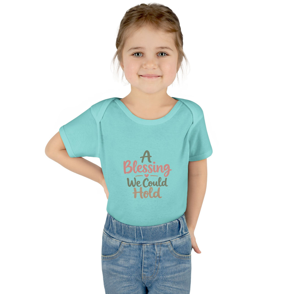 Infant Bodysuit — "A Blessing We Could Hold" Baby Onesie (Newborn Gift)