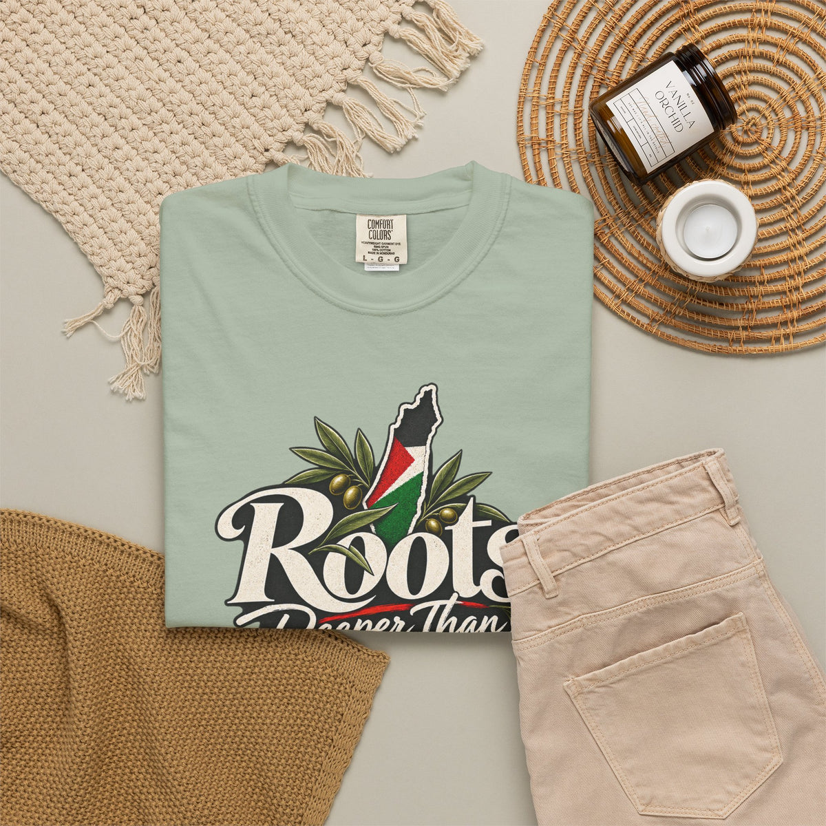 T-Shirt — "Roots Deeper Than Occupation" Heritage Graphic Tee