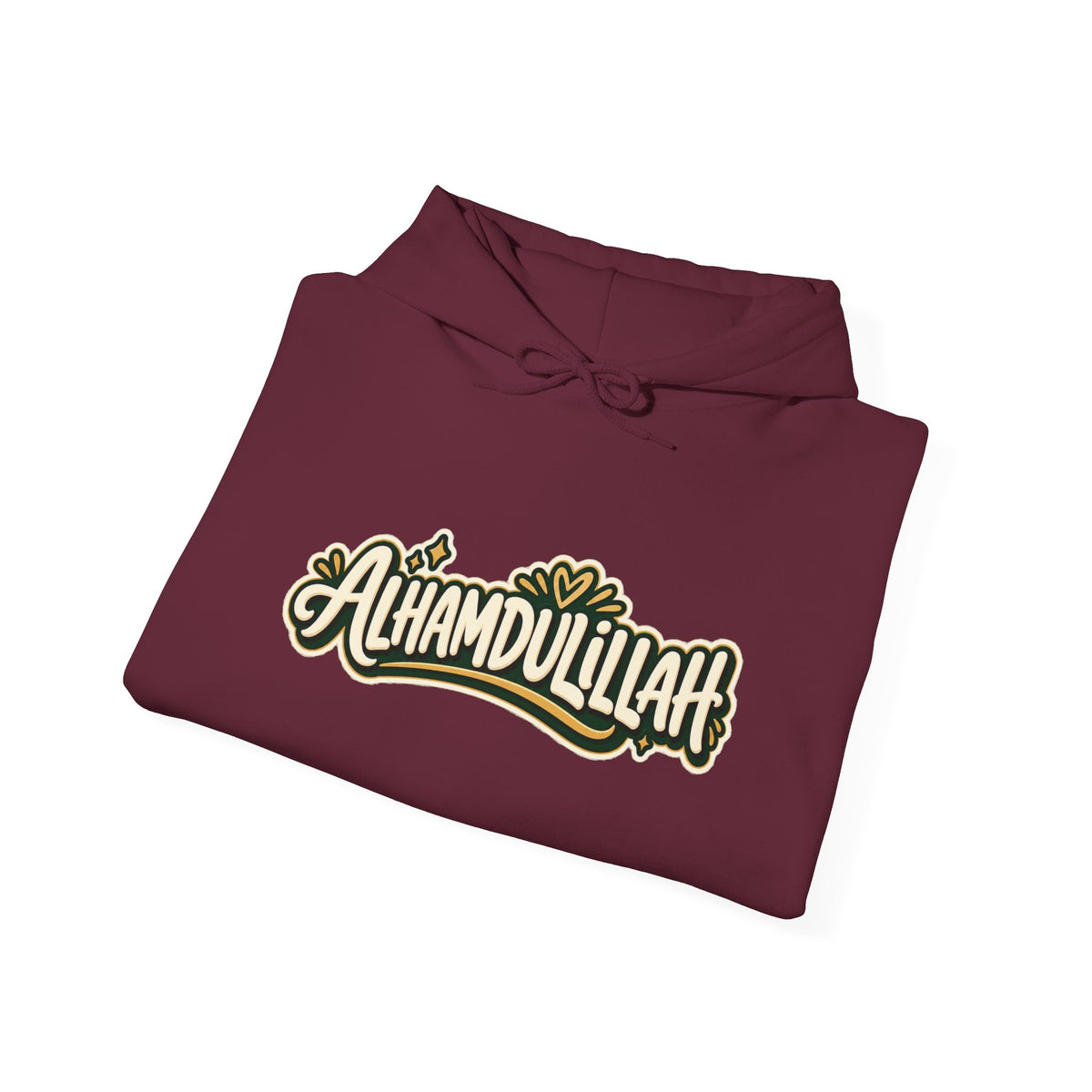 Alhamdulillah Hoodie — 'Through Every Chapter' Inspirational Islamic Pullover