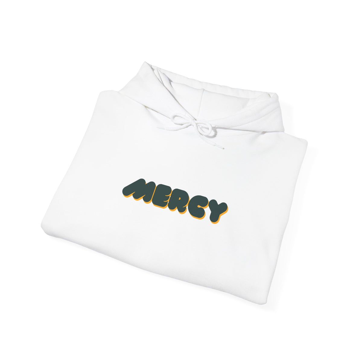 Mercy Retro Bubble Hoodie — Vintage-Inspired Mercy Graphic Sweatshirt