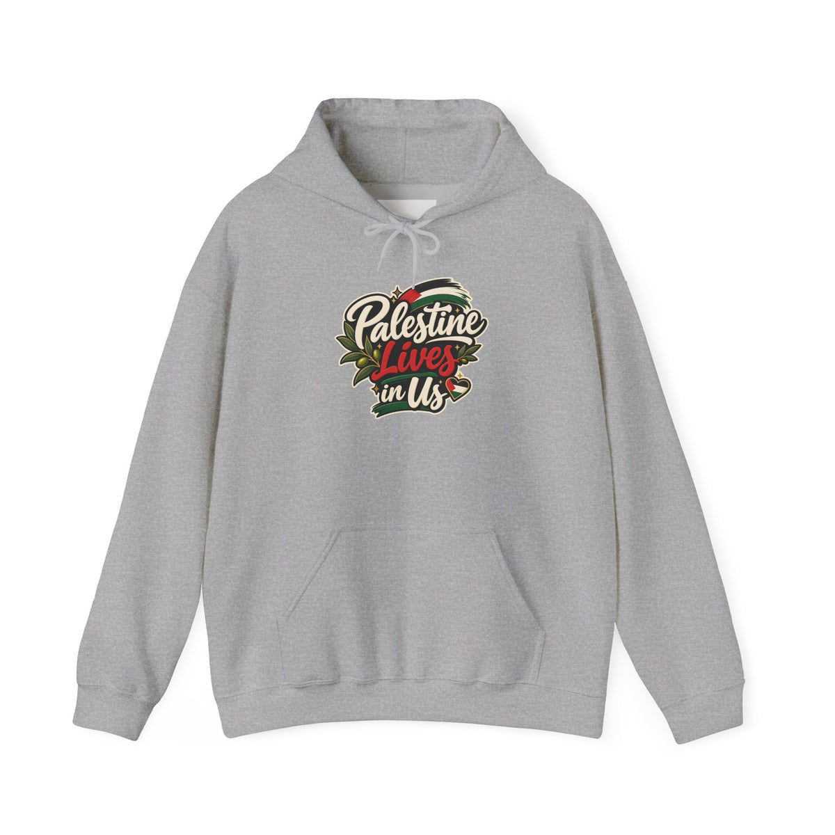 Hoodie — "Palestine Lives in Us" Graphic Hoodie