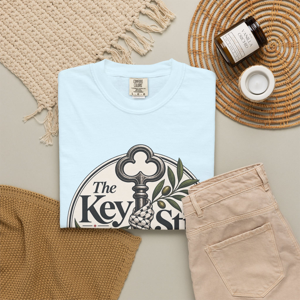 Key Still Fits T-Shirt — Vintage Skeleton Key Graphic Tee