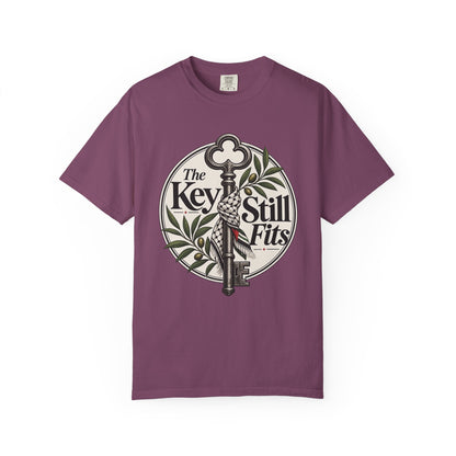 Key Still Fits T-Shirt — Vintage Skeleton Key Graphic Tee