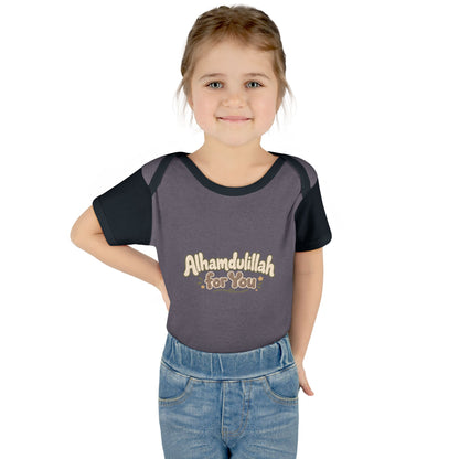 “Alhamdulillah for You” Baby Bodysuit — Newborn Islamic Celebration Onesie