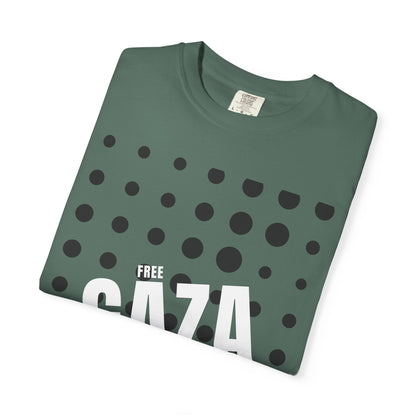 Free Gaza Dot Graphic T-Shirt