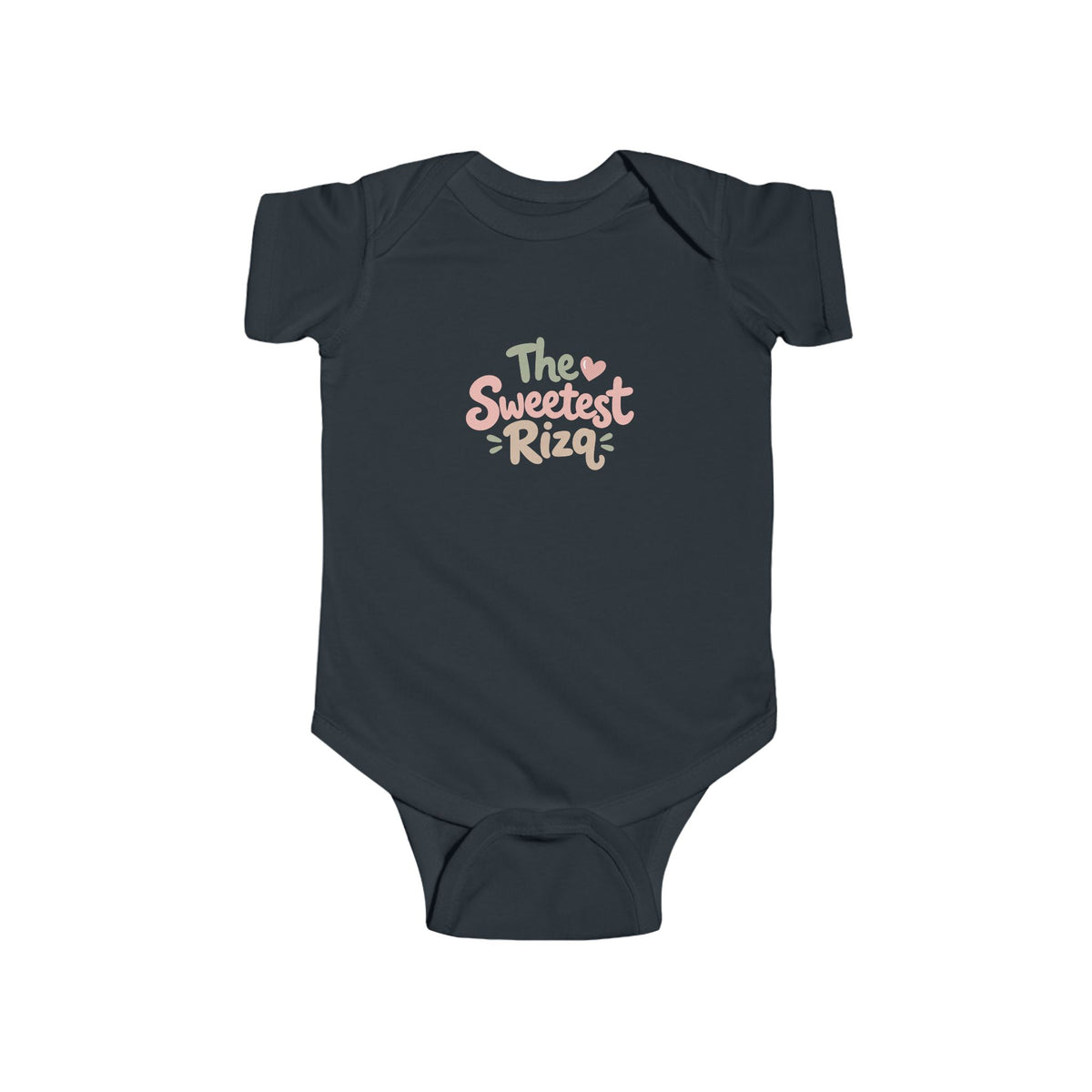 Infant Bodysuit – "The Sweetest Rizq" Pastel Baby Onesie, Newborn Gift