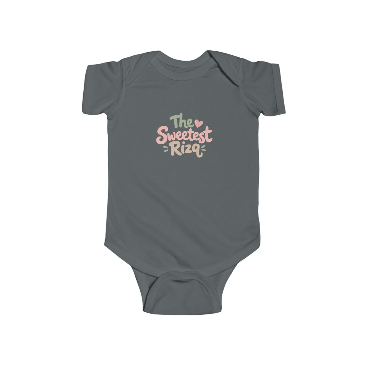 Infant Bodysuit – "The Sweetest Rizq" Pastel Baby Onesie, Newborn Gift