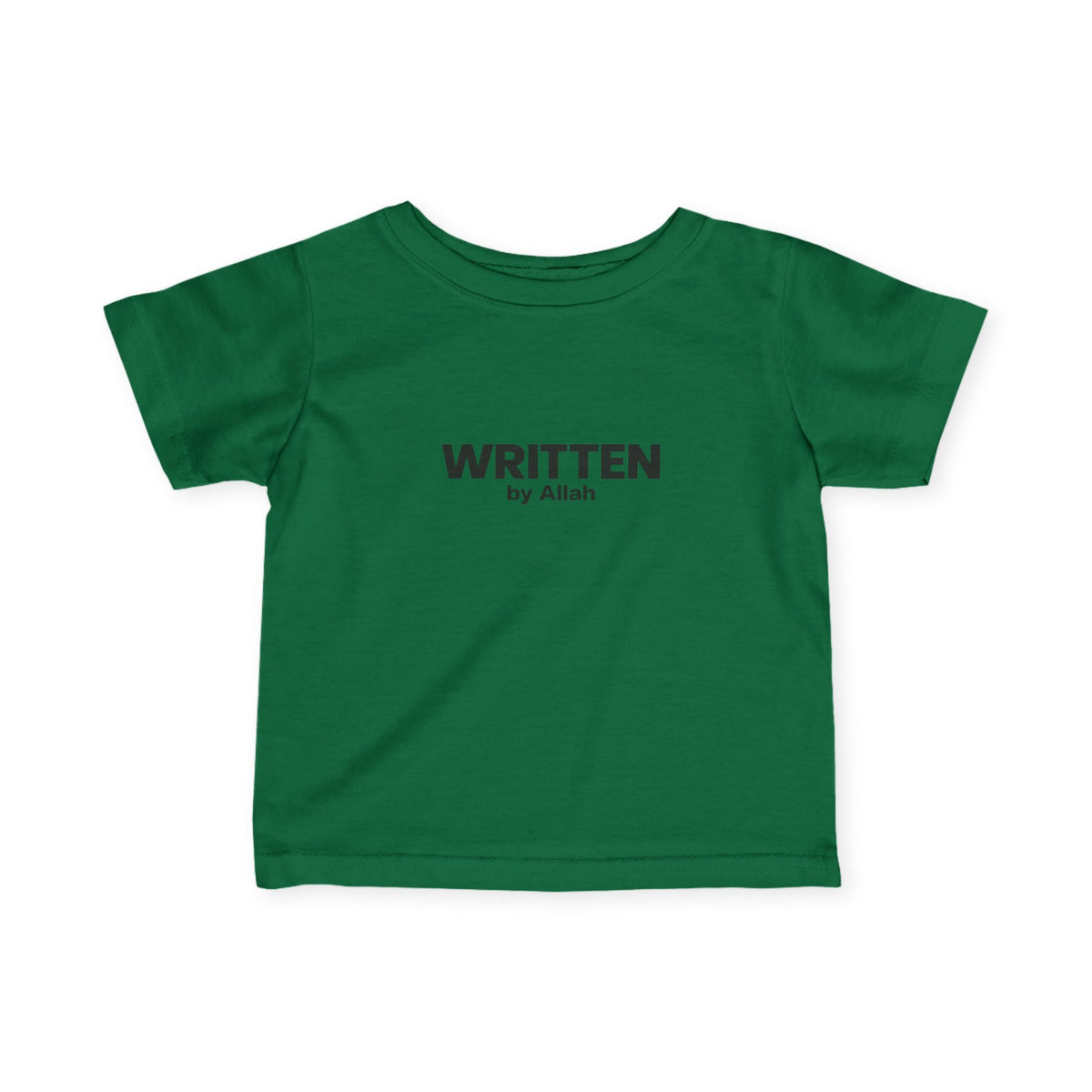 Infant Tee - "WRITTEN by Allah" Minimal Islamic Baby Shirt