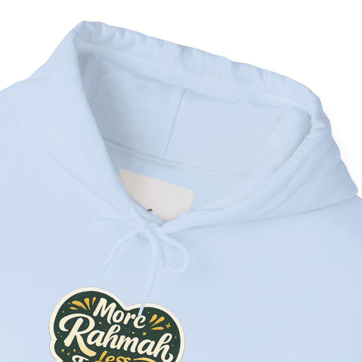 Hoodie — “More Rahmah Less Judgment” Inspirational Islamic Comfort Hoodie