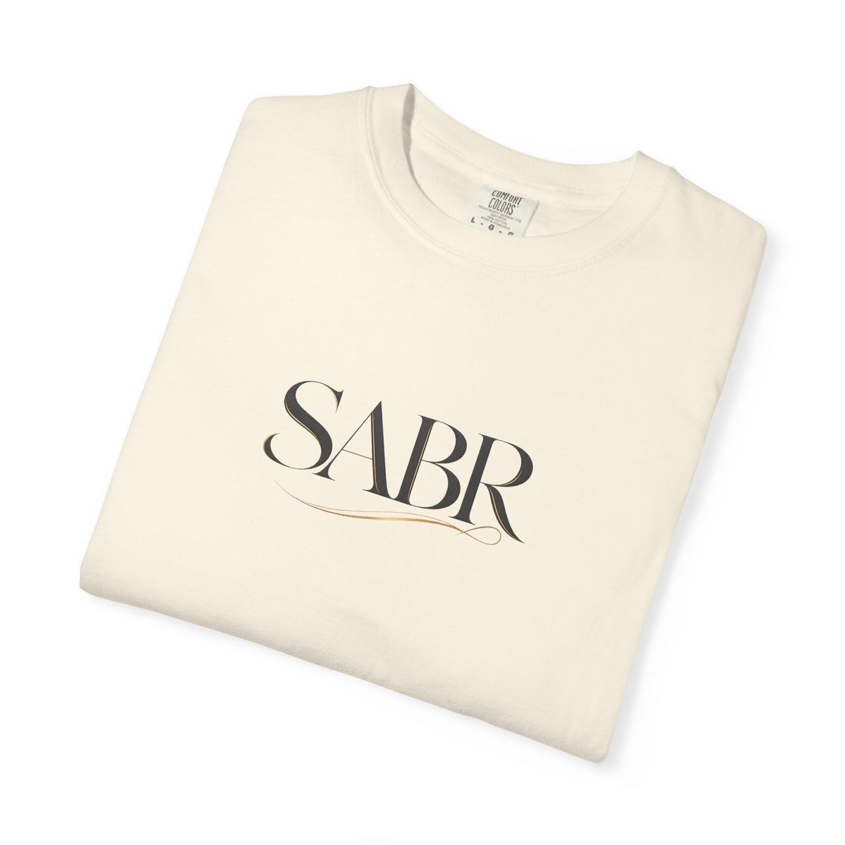 SABR Minimalist Script T-Shirt — Elegant Faith-Inspired Tee